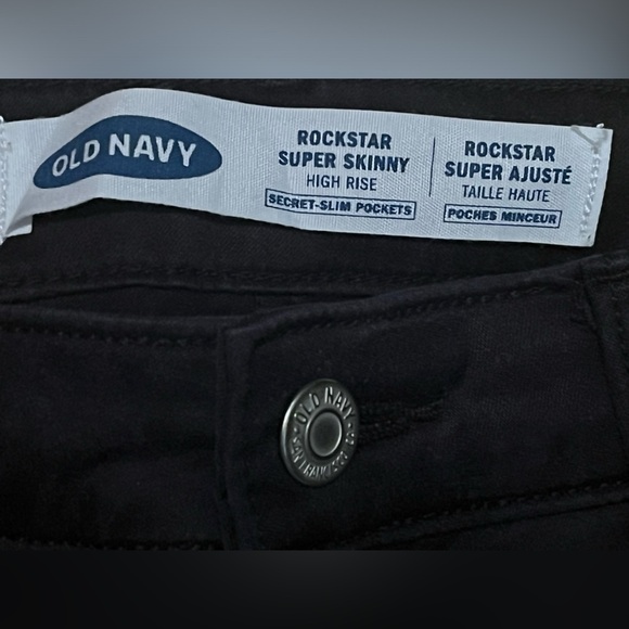 2 for $25 Rockstar super skinny high rise old navy pants size 10 - Picture 5 of 5